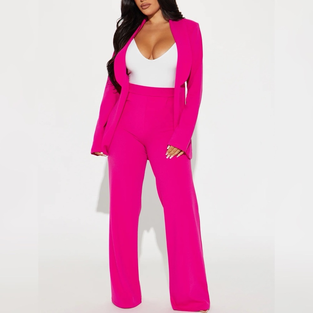 Bright Idea Suit Set - Neon Pink